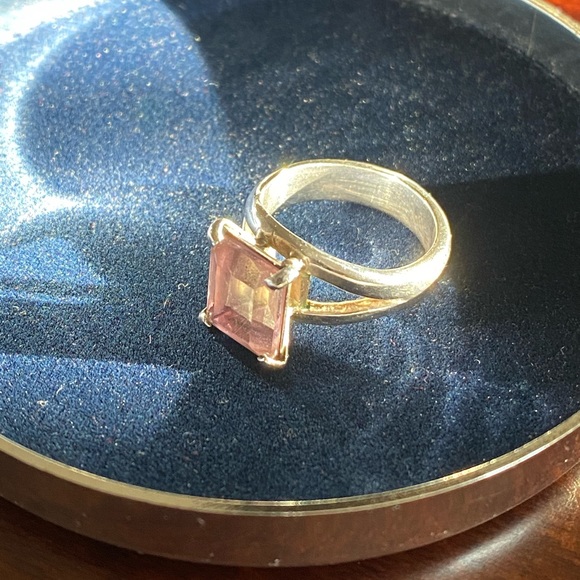Jewelry - Purple gemstone sterling silver ring